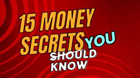 Unlocking Wealth 15 Money Secrets जो आपको जानना चाहिए Youtube