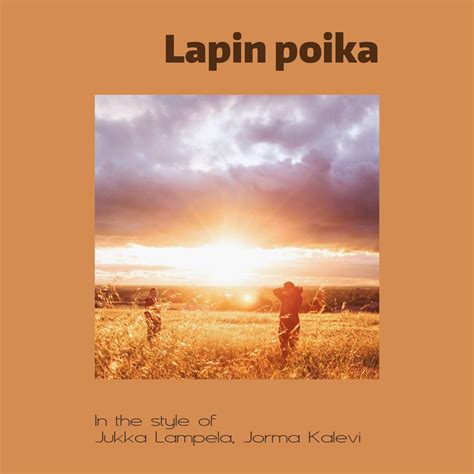 Jukka Lampela Jorma Kalevi Lapin Poika Karaoke Singa