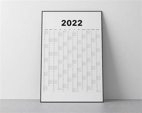 Trends International 2022 Large Print Wall Calendar Large Print 2022