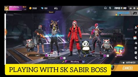 In this article, we discuss his free fire id, k/d ratio, stats and more. PLAYING WITH SK SABIR BOSS // GARENA FREE FIRE - YouTube