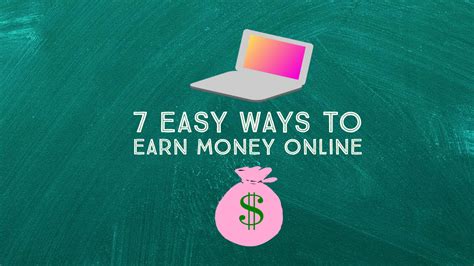 7 Easy Ways To Earn Money Online