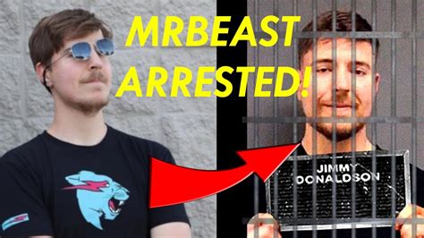 Mrbeast Got Arrested By The Police Mrbeast Put In Jail Youtube