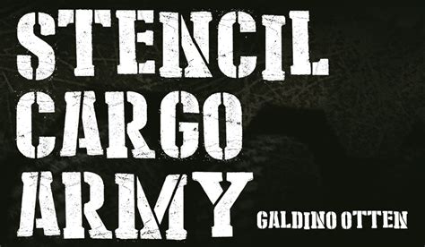 Stencil Cargo Army Font Free Svg Fonts Best Free Fonts