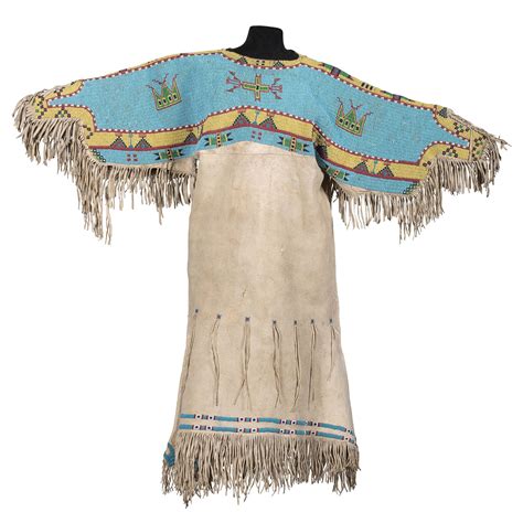 Sioux Beaded Hide Dress Cowans Auction House The Midwests Most