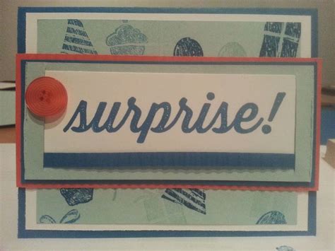 Birthday Card Using Birthday Surprise Birthday Cards Stampin Up