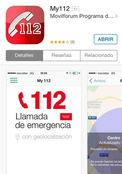 My112 Aplicación Móvil Gratuita De Emergencias 112 Que Puede Salvarnos