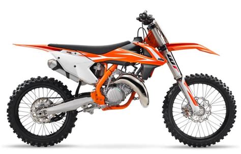 Body frame material chrome, molybdenum, steel. KTM 150 SX 2018 143,99cc MX price, specifications, videos
