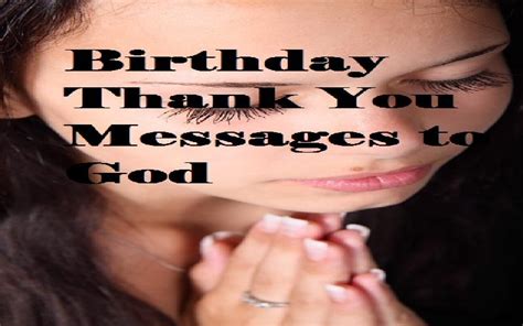Birthday Thank You Messages To God Samplemessages Blog