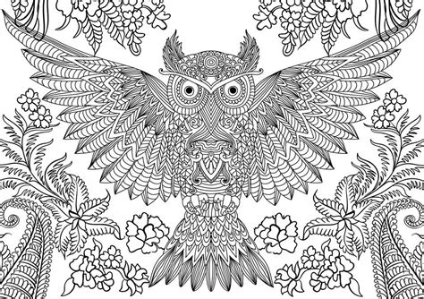 These owl coloring pages portray these birds in both realistic and cartoonish poses. OWL Coloring Pages for Adults. Free Detailed Owl Coloring ...