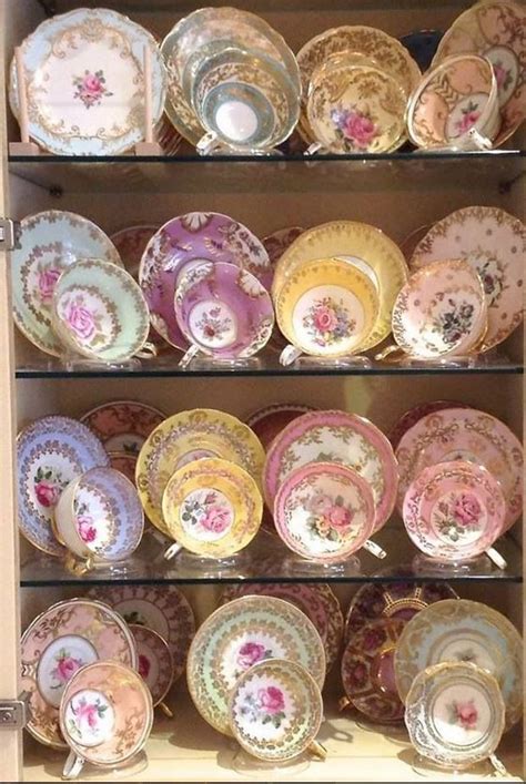 The Power Of Cup Saucer Display Stands Tea Cup Display Pretty Tea