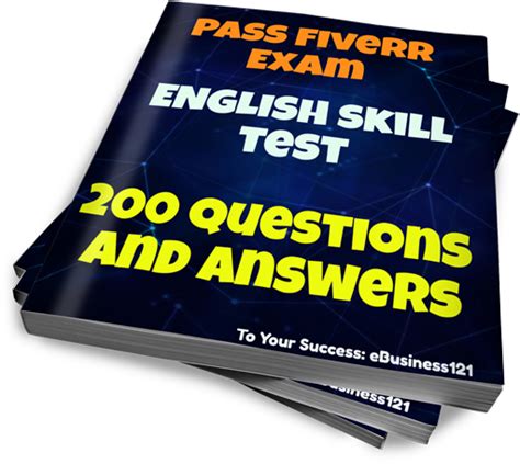 Pass Fiverr English Skill Test Questions