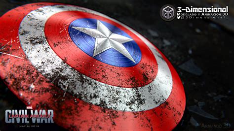 Artstation Captain America Shield