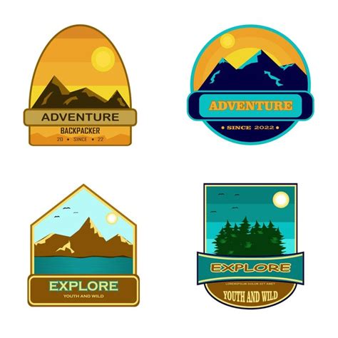 Premium Vector Mountain Outdoor Logo And Badges Vector Versatile For