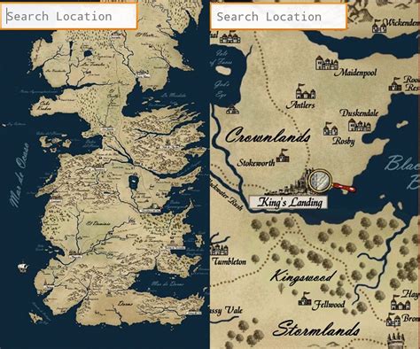 Map Of Westeros Duskendale Maps Of The World