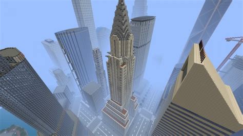 Chrysler Building Capital City Ps4 Minecraft Map