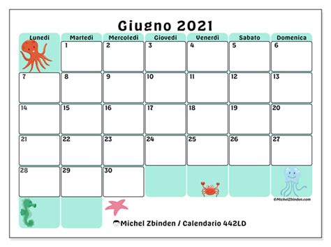 Calendario Giugno 2021 Da Stampare “56ld” Michel Zbinden It