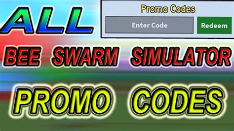 They aren't released at regular times, though, so keep an eye on our list if you don't want to miss any new ones. ALL *NEW* PROMO CODES - Roblox Bee swarm Simulator - YouTube