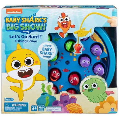 Buy Spin Master Games Pinkfong Baby Shark Lets Go Hunt Musical Fishing
