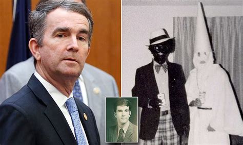 Virginia Governor Ralph Northams Yearbook Page Shows Men In Kkk Hood And Blackface