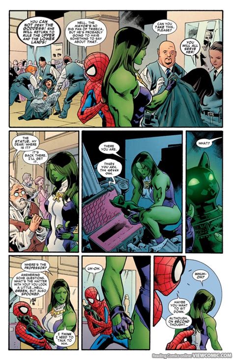 Spider Man And She Hulk Comic Book Excerpt Media Chomp