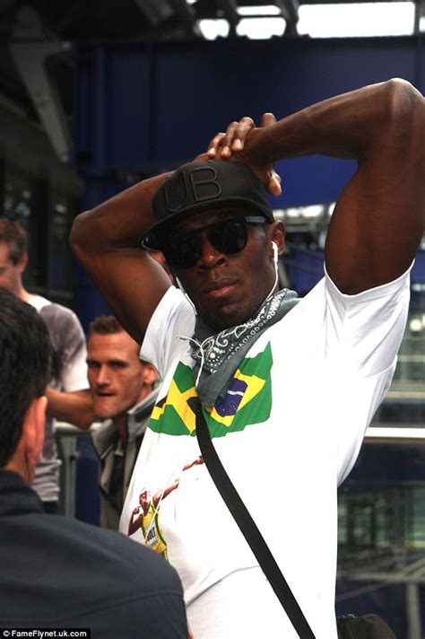 usain bolt spent the night with drug lord s widow inside the olympic village daily mail online