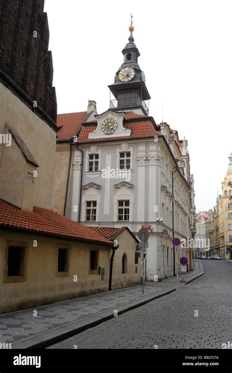 Old New Synagogue Staronova Synagoga Jewish Quarter Prague Czech