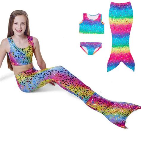 Buy Girls Mermaid Tail Costume Kids Mermaid Tails For
