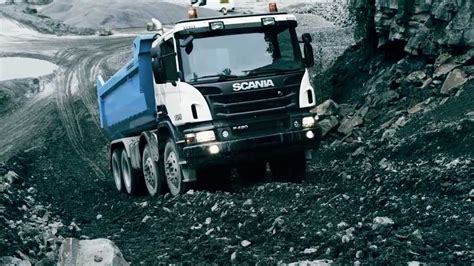 The designs are printed on the. The new Scania Off-road trucks in action - YouTube