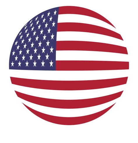 United States Flag Circle