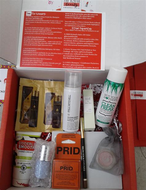How To Be A Redhead Beauty Box September Rbeautyboxes