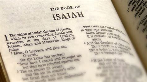 The Book Of Isaiah Be Still