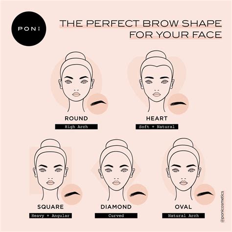 Find Your Perfect Brow Shape In 2021 Eyebrows For Face Shape Perfect
