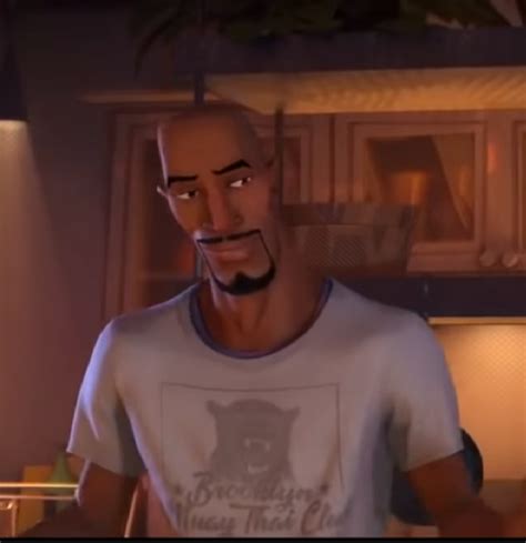 Uncle Aarons Shirt In Into The Spiderverse 2018 Foreshadows A Reveal Later In The Movie R