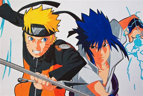 Rivalry Naruto Vs Sasuke By Sakakithemastermind On