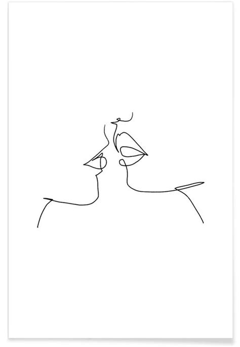 Related searches:abstract lines line curved lines line border dotted line lines line art straight line line graphic lined. Oneline Kiss Poster | JUNIQE