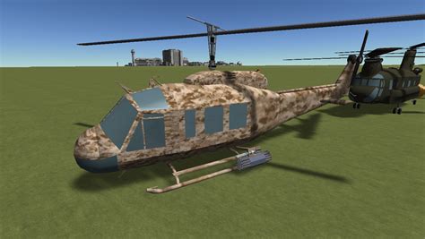 Huey And Chinook Helicopter Parts Pack On Spacedock