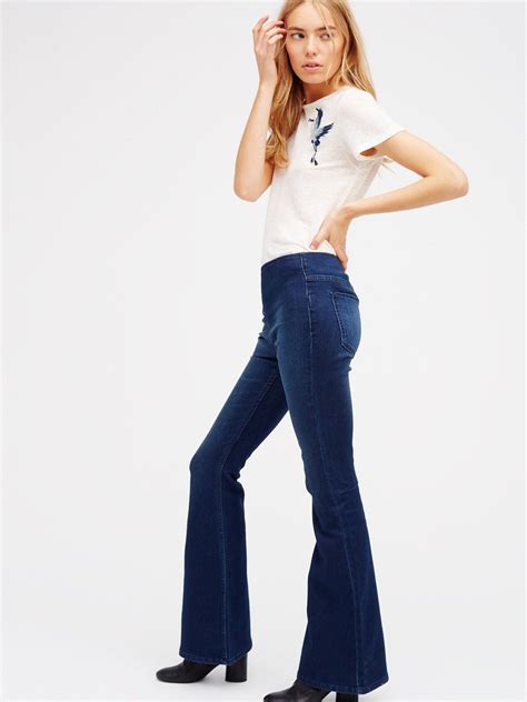 Penny Pull On Flare At Free People Clothing Boutique Flare Jeans Flares Style