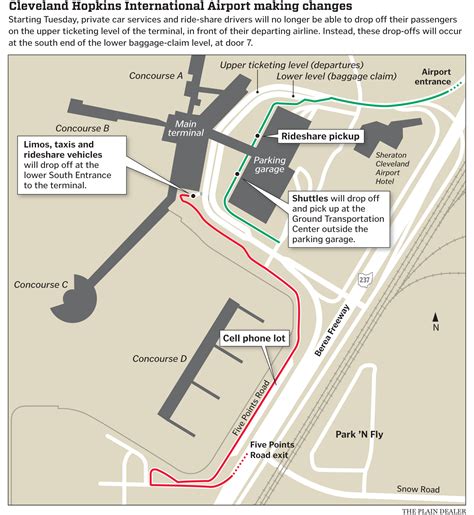 Cle Airport Map