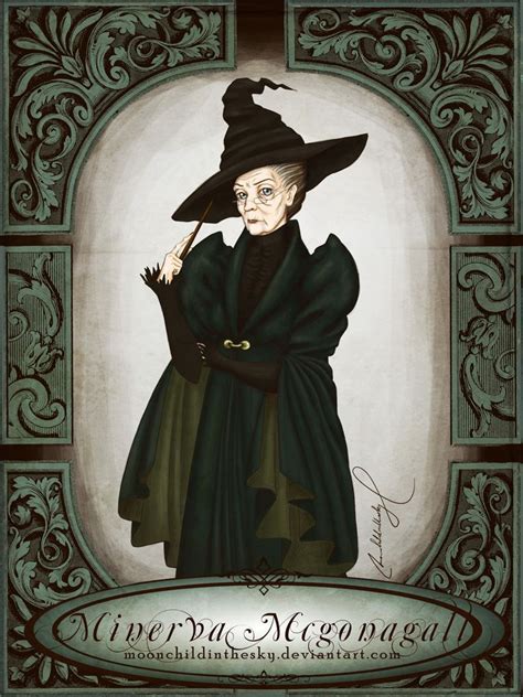 Minerva Mcgonagall By Moonchildinthesky On Deviantart Harry Potter