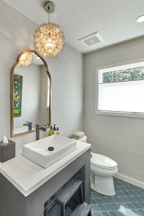 San Mateo Home Transitional Powder Room San Francisco By The Right Touch Designs