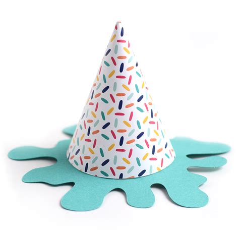 Melting Ice Cream Cone Party Hat Amy Robison Blog