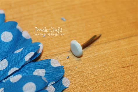 doodlecraft polka dot flower hair clips