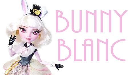 Bunny Blanc Doll Repaint Ever After High Youtube