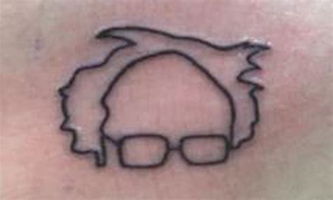Feel The Bern Forever Bernie Sanders Supporters Are Getting Tattoos In His Honor