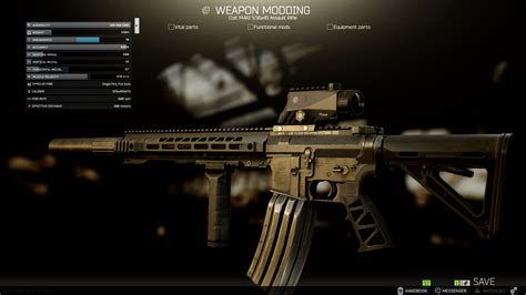 M4a1 With All Best And New Mods For It Rescapefromtarkov