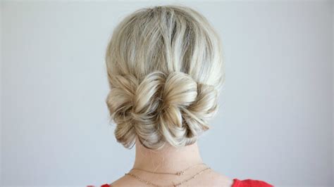 Cute hairstyles for girls are all about braids, updo, and ponytails. Pull-Thru Updo | Cute Girls Hairstyles