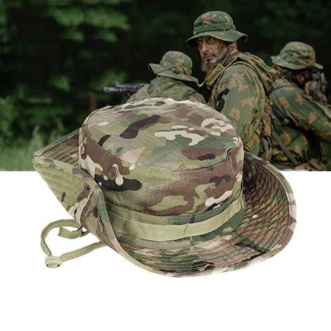 Camouflage Boonie Hat Tactical Us Army Bucket Hats Military Multicam