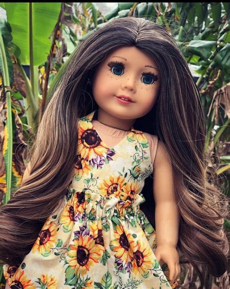 This Custom Doll Is An Excellent Condition American Girl Doll Kit With A Brand New Edd Wig Wig