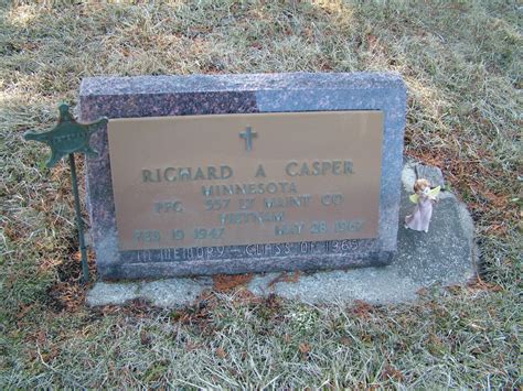 Pfc Richard Allen Casper 1947 1967 Find A Grave Memorial