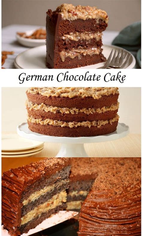 The pillsbury recipe calls for whole eggs. German Chocolate Cake #chocolatecakemug traditional german ...